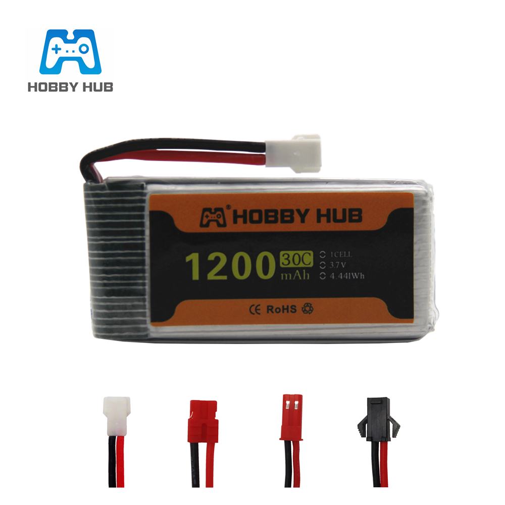Hobby Rc Quadcopters - 3.7V 1200mAh 30C Lipo Battery for