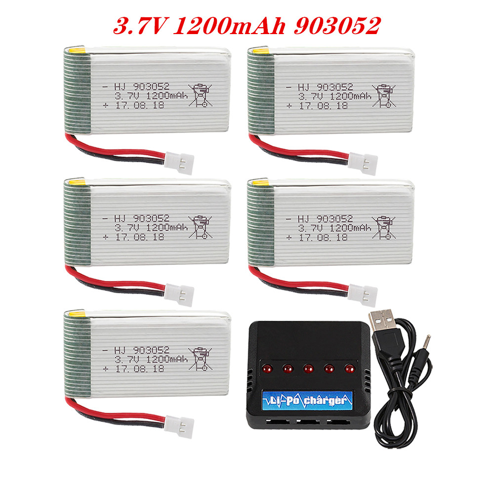 Hobby Rc Quadcopters - 3.7V 1200mah 903052 Lipo Battery Charger