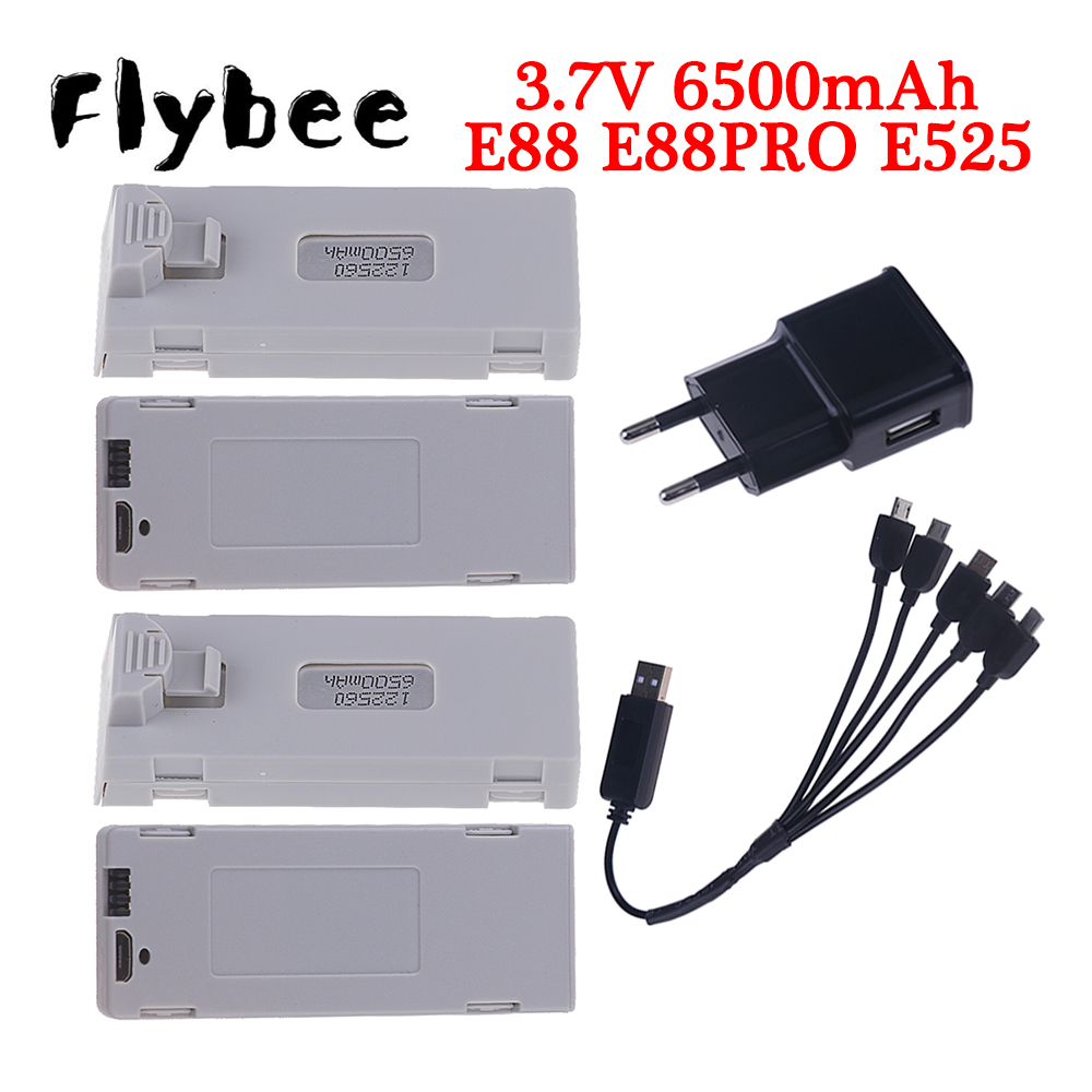 Hobby Rc Quadcopters - Original E88 Battery 3.7V 6500mAh Lipo