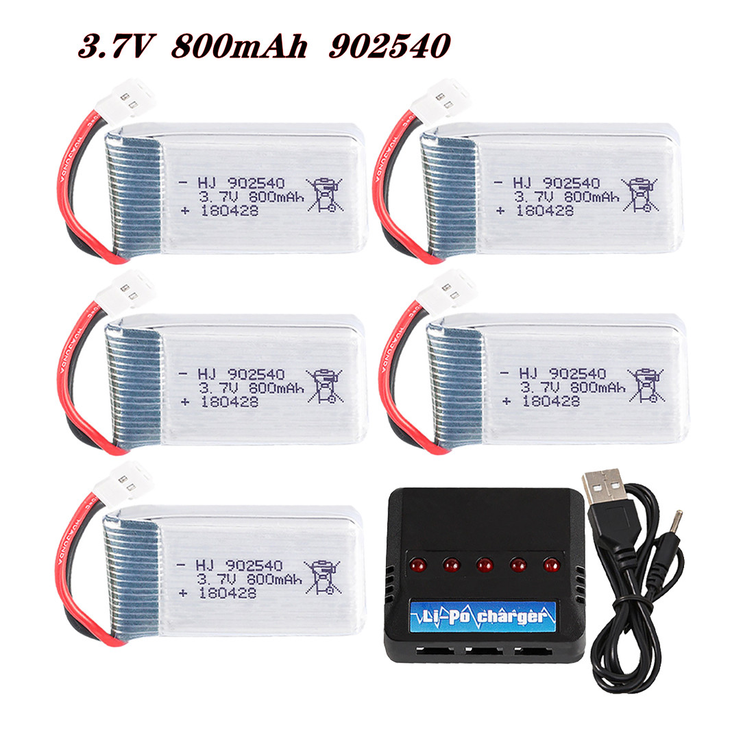 Hobby Rc Quadcopters - 3.7V 800mAh 902540 25C Lipo Battery