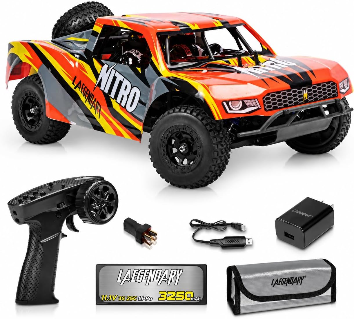 Rc Roc Hobby - All-Wheel Drive 2.4GHz Short Course Truck,