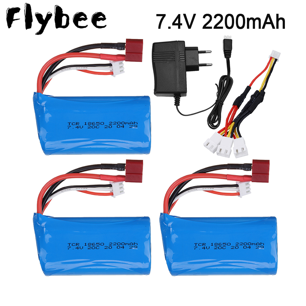 7.4V 2200mAh 18650 Lipo Batery - огляд і ціна Rc Hobby & Maskinservice I Eskilstuna