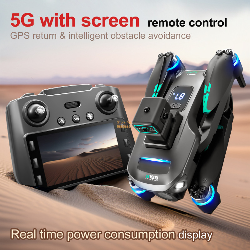 8K Dual Camera 5G WIFI FPV Rem - огляд і ціна Hobby Rc Quadcopters
