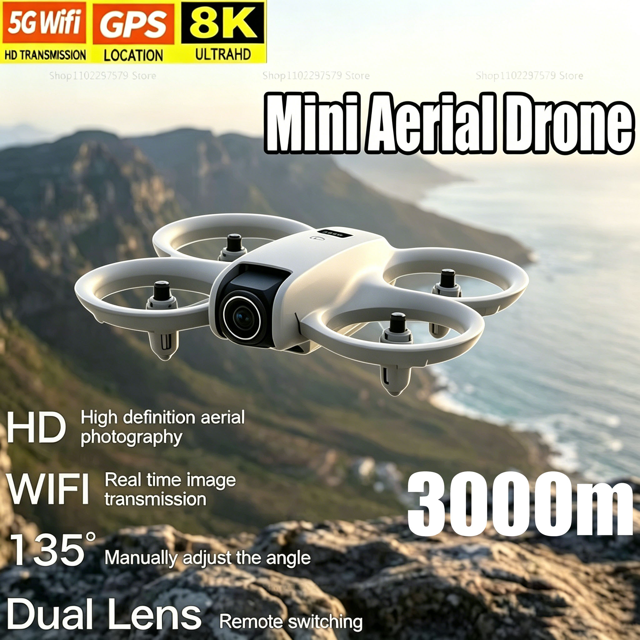 Mini Drone with 8K HD Camera F - огляд і ціна Hobby Rc Quadcopters