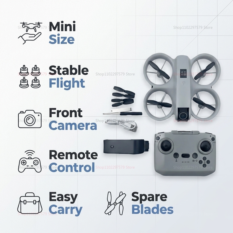 Mini Drone with 8K HD Camera F - огляд і ціна Hobby Rc Quadcopters