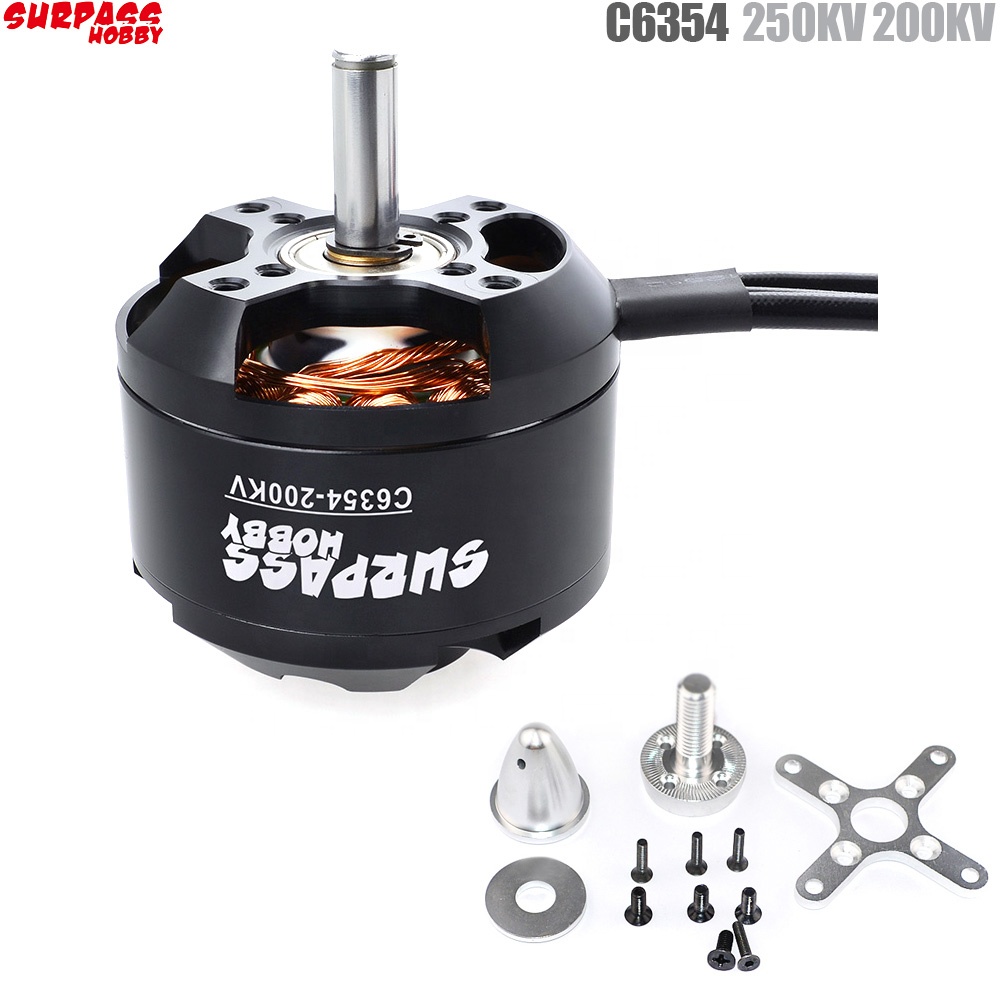 SURPASS HOBBY C6354 6354 250KV - огляд і ціна Rc Hobby & Maskinservice I Eskilstuna
