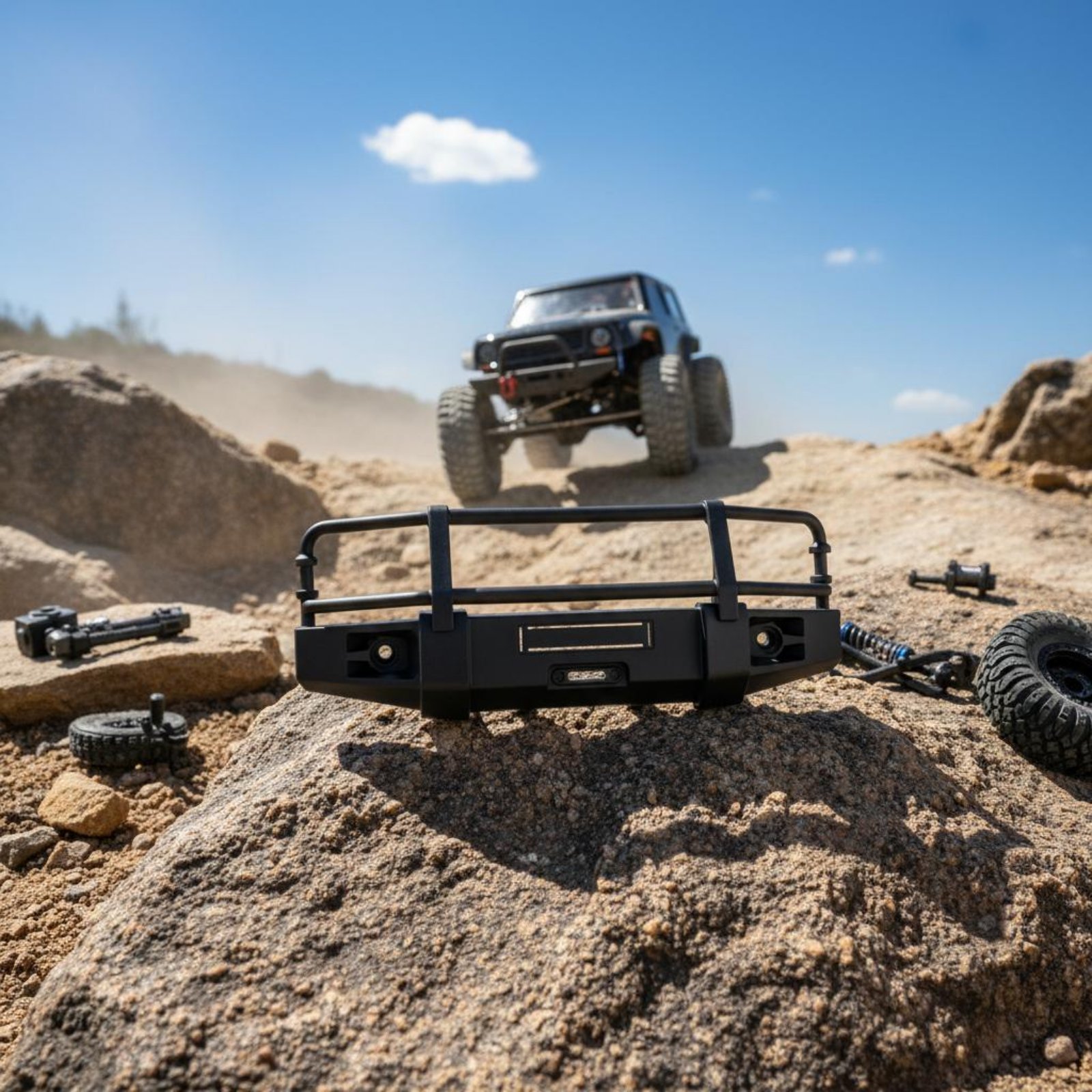 RC Crawler Front Bumper Shock  - огляд і ціна Rc Hobby & Maskinservice I Eskilstuna
