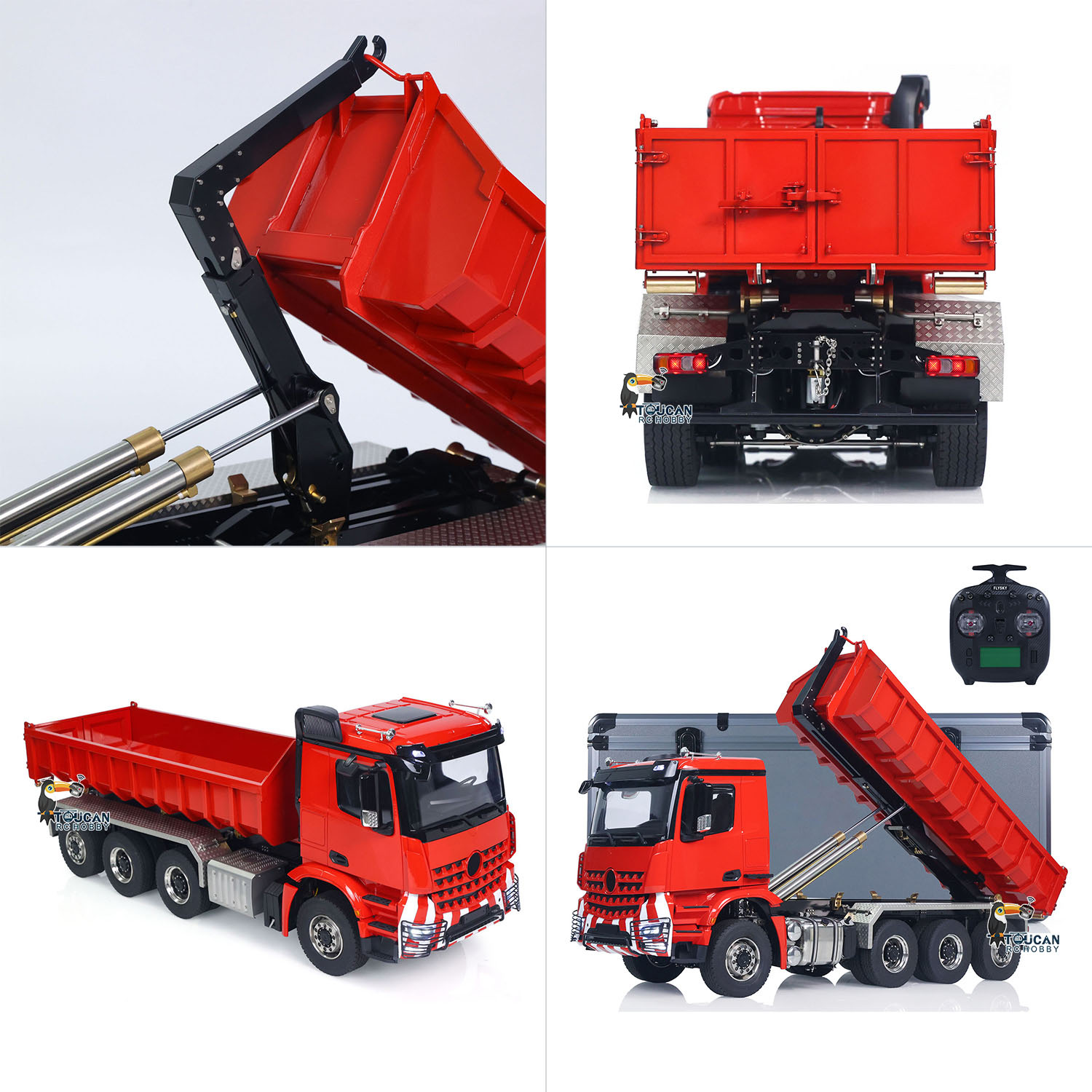 1/14 8x8 RC Hydraulic Full-dum - огляд і ціна Rc Hobby Light