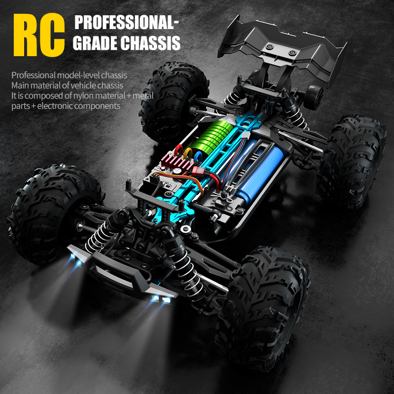 4WD 1:16 50-80KM/H RC Car With - огляд і ціна Rc Roc Hobby