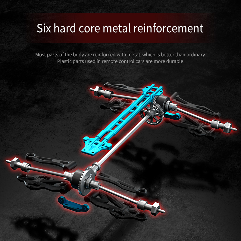 4WD 1:16 50-80KM/H RC Car With - огляд і ціна Rc Roc Hobby