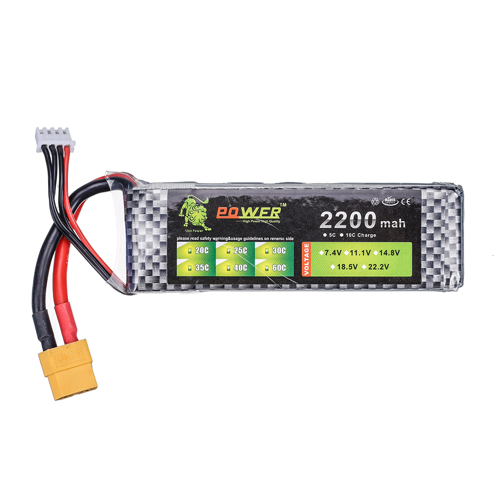 3S 11.1V 2200mAh 35C Lipo Batt - огляд і ціна Hobby Rc Quadcopters