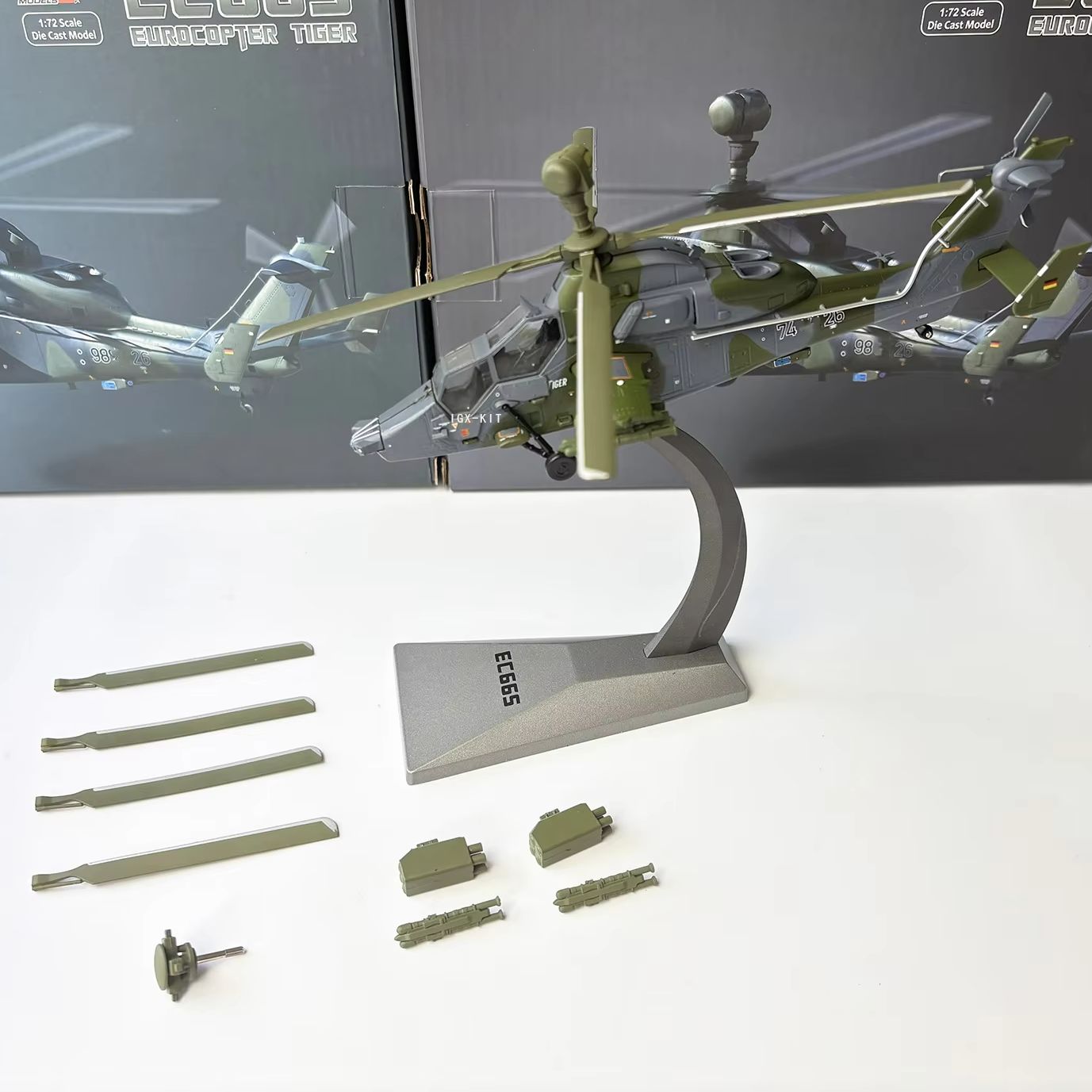 1/72 Scale Eurocopter EC665 Ti - огляд і ціна Rc Helicopter Hobby Grade