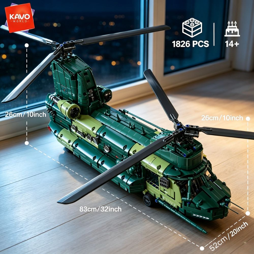 KAVOWORLD 1826pcs 32inch Large - огляд і ціна Rc Helicopter Hobby Grade